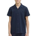 Chemise gar�on manches courtes global marine