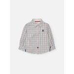 Chemise garon en popeline  carreaux multicolore