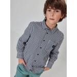 Chemise gar�on popeline � carreaux multicolore
