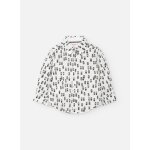 Chemise garon popeline imprime multicolore