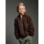 Chemise gar�on en sherpa noisette