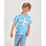Chemise pour gar�on en toile avec tissu l�ger blanc