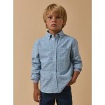Chemise gar�on vichy bleu