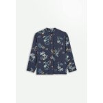 Chemise en gaze de coton athi bleu