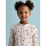 Chemise en gaze de coton personnalisable fille cru