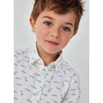 Chemise imprim� crocodile multicolore