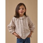Chemise imprim�e en velours fille imprim� rosie