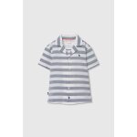 Chemise en lin imprim� multicolore