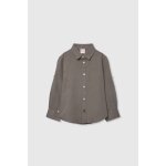 Chemise lin marron