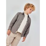 Chemise lin marron