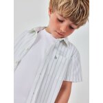 Chemise en lin ray� multicolore