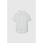 Chemise en lin ray� multicolore