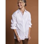 Chemise longue grossesse et allaitement envie de fraise écru Chemise longue grossesse et allaitement envie de fraise écru