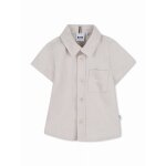 Chemise � manches courtes ivoire
