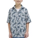 Chemise manches courtes joshua bleu