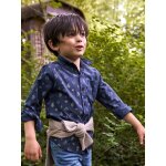 Chemise motifs gipsy garçon bleu ardoise foncé imprimé Chemise motifs gipsy garçon bleu ardoise foncé imprimé