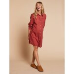 Chemise de nuit grossesse et allaitement terracotta