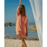 Chemise de nuit de maternit ice cream abricot