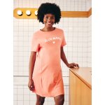 Chemise de nuit t - shirt grossesse et allaitement en coton biologique * rose