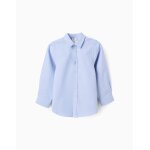 Chemise en oxford de coton bleu clair