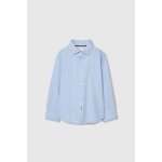 Chemise oxford enfant coton bleu