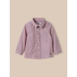 Chemise oxford raye rouge