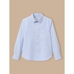 Chemise oxford ray�e gar�on rayure bleue