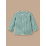 Chemise � petits carreaux b�b� mini carreaux vert