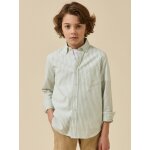 Chemise ray�e oxford gar�on rayure verte