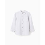 Chemise en sergé de coton b&s gris clair Chemise en sergé de coton b&s gris clair