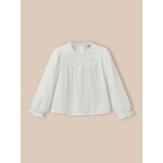 Chemise trousseau gaze de coton ecru