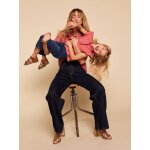 Chemise � volants fille capsule m�re - fille vieux rose