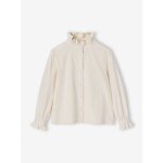 Chemisier manches longues enfant fille �cru