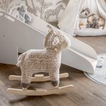 Cheval  bascule - girafe multicolore
