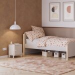 Chevet enfant 1 tiroir - gamme daphn� cr�me