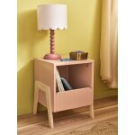 Chevet enfant ligne r�tro rose p�le