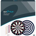 Cible de 45cm avec 6 fl�chettes multicolore