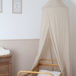 Ciel de lit pour b�b� sable