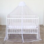Ciel de lit moustiquaire universel blanc blanc