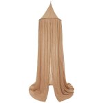 Ciel de lit vintage 245cm marron clair