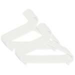 Cintres enfant 16 pi�ces - 30 cm blanc