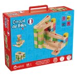 Circuit de billes 68 pièces beige Circuit de billes 68 pièces beige