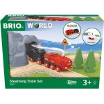 Circuit locomotive � piles � vapeur rouge