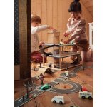 Circuit de voitures en bois fsc multicolore