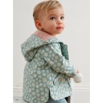 Cir� b�b� fille � capuche vert c�ladon imprim�