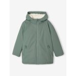 Cir� � capuche gar�on doubl� sherpa vert sauge