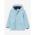 Cire � capuche multi poches vert d'eau