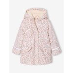 Cir� fille � capuche doubl� sherpa multicolore