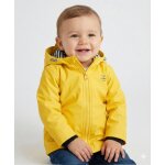 Cir� imperm�able � capuche b�b� gar�on jaune marin