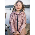 Cir� imperm�able � capuche fille rose irise